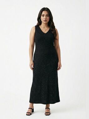 Spanner knit maxi dress